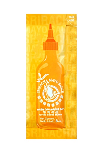 Salsa Sriracha-Mayo in bustina monodose - Flying Goose 8ml.